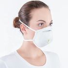 Beyaz Renk Fincan FFP2 Maske Hafif Hava Kirliliği Koruma Maskesi