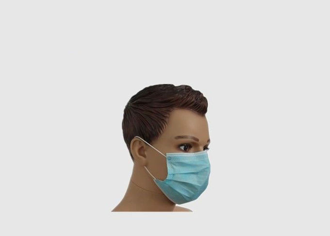 Tek Kullanımlık Toksik Olmayan Toz Filtre Maskesi, Koruma İçin 3 Katlı Kulak Askısı Yüz Maskesi