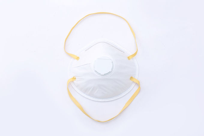 Yüksek Verimli Filtre Kupası FFP2 Maske Dokumasız Kumaş İnşaat Solunum Maskeleri