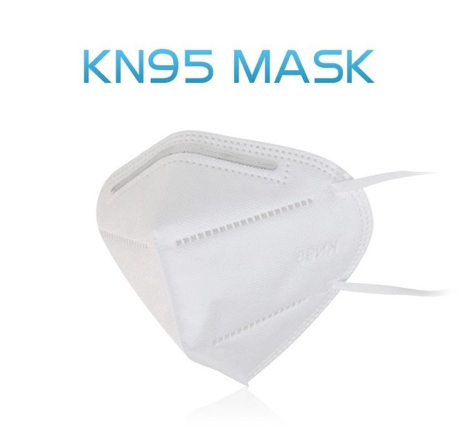 Anti Virüs KN95 Yüz Maskesi Tek Kullanımlık Kumaş Toz Koruyucu Solunum Maskesi