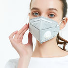 Çin 4 kat FFP Derecelendirmeleri Toz Maskeleri, Tek Kullanımlık Kulak Askısı Yüz Maskesi Gri Renk şirket