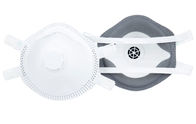 Çin Beyaz Tek Kullanımlık Solunum Maskesi, Endüstriyel Alan için FFP2V Toz Maskesi şirket