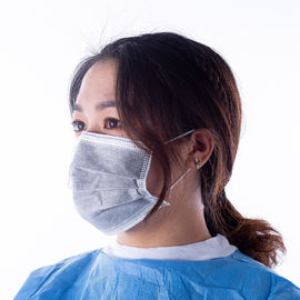 Çin Yard Çalışması / Ev Temizliği İçin Nefes Aktif Karbon Toz Maskesi Sıvı Geçirmez Fabrika