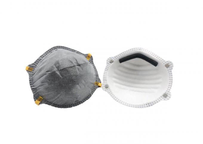 Kolay Solunum FFP2 Solunum Maskesi, Aktif Karbon Yüz Maskesi Ayarlanabilir Burunluk